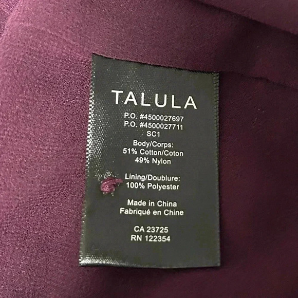 Talula Purple Lace Top - Picture 5 of 6